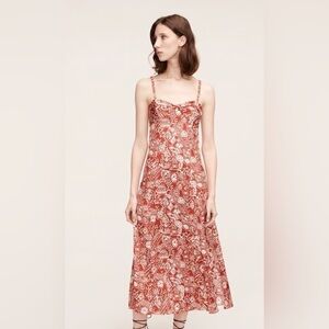 Rebecca Taylor Labyrinth Floral Slip Dress